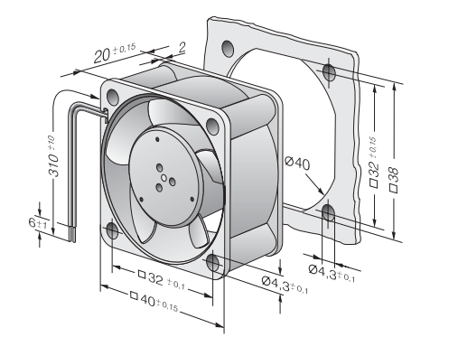 Габаритные размеры