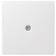 Накладка вывода кабеля Gira System 55 белый глянцевый