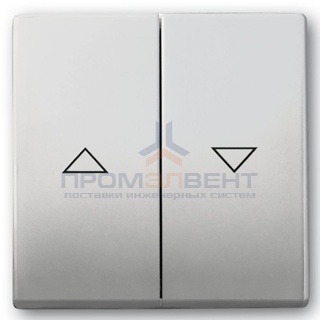Клавиша для выключателя жалюзи ABB Pure Сталь (1785 JA-866)