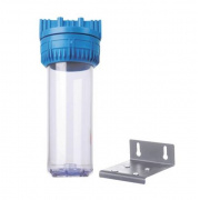 Фильтр магистральный 10"SL ГЕЙЗЕР Aqua - 1/2" (ВР/ВР, прозрачная колба)