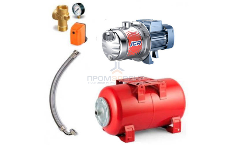 Насосная станция Pedrollo HYDROFRESH JCRm 2A-24 CL - 1,1 кВт (Qmax 70 л/мин, 1x230В)