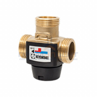 Клапан термостатический смесительный ESBE VTC312 - 3/4" (НР, PN10, Tmax 100°C, настройка 57°C)