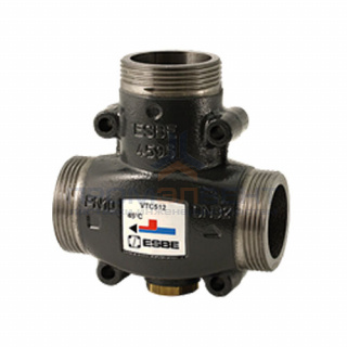 Клапан термостатический смесительный ESBE VTC512 - 1"1/2 (НР, PN10, Tmax 110°C, настройка 73°C)