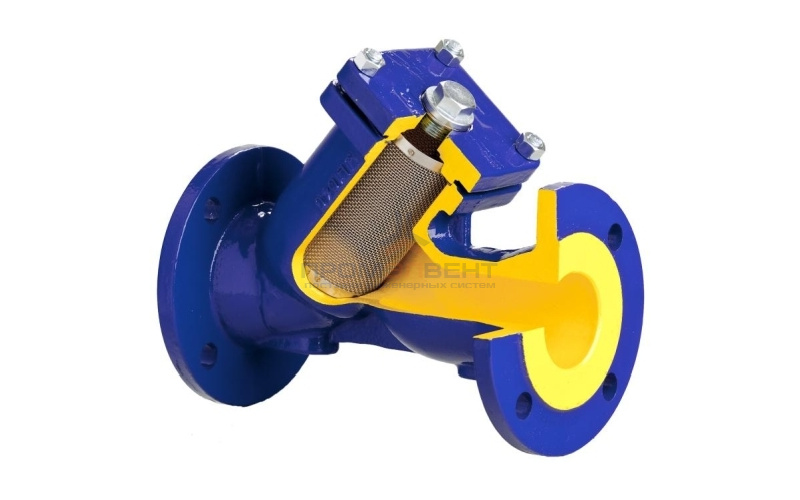 Фильтр грубой очистки BROEN V821M - Ду15 (Фланец/Фланец, PN16, Tmax 300°C, с магнитной вставкой)