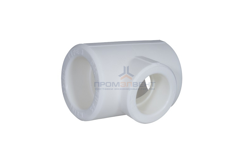 Тройник переходной KALDE - 32 x 20 x 25 (для полипропиленовых труб под пайку, цвет белый)