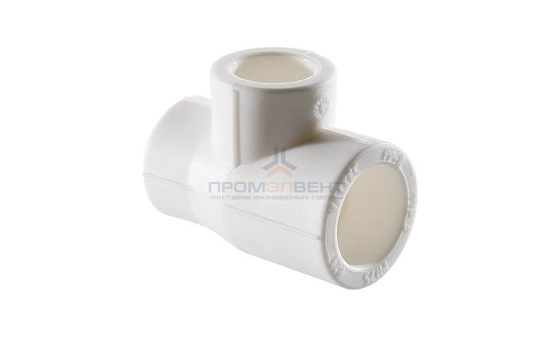 Тройник переходной VALTEC VTp.735 - 32 x 20 x 32 (для полипропиленовых труб под пайку, цвет белый)