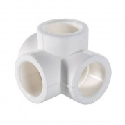 Крестовина двухплоскостная VALTEC VTp.778 - 32 (для полипропиленовых труб под пайку, цвет белый)