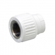 Переход на внутреннюю резьбу Fusitek - 25 x 1/2" (для полипропиленовых труб, цвет белый)