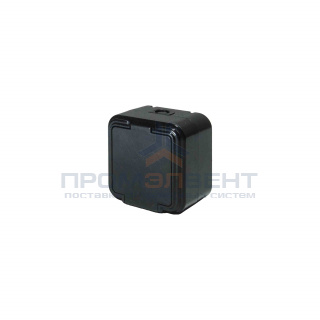 Розетка RA 16-211-Ч (пластик)