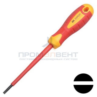 Отвертка шлицевая Expert 4.0х0.8х100мм 1000В IEK