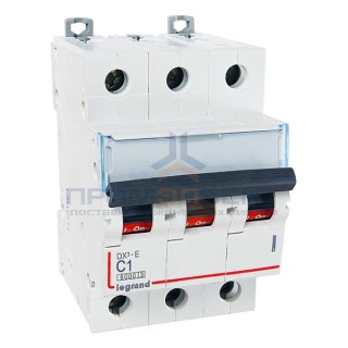 Автоматический выключатель Legrand DX3-E C1 3П 6000/6kA (автомат)