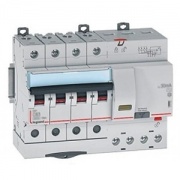 Дифавтомат Legrand DX3 АВДТ 4П C40А 300MA тип AC 7 модуля
