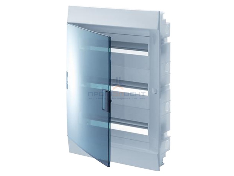 Бокс в нишу ABB Mistral41 54М зеленая дверь без клеммного блока