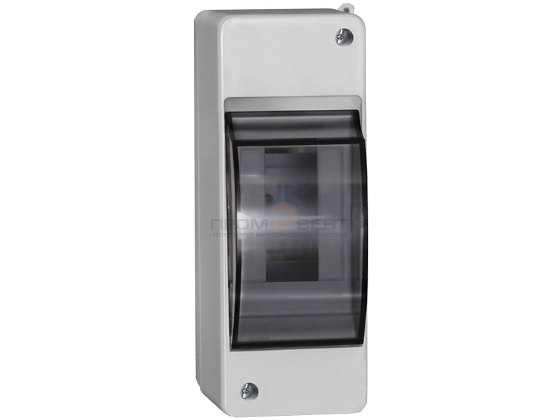 Бокс КМПн 2/2 на 2 модуля накладной пластиковый с прозрачной дверкой ИЭК