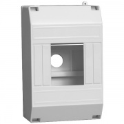 Бокс КМПн 1/4 на 4 модуля накладной пластиковый без дверки ИЭК